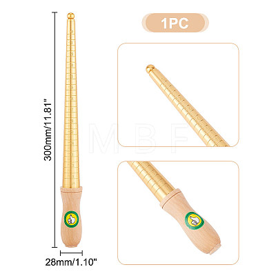 Brass Ring US Sizer Mandrel Rods TOOL-WH0159-31-1