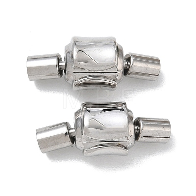 304 Stainless Steel European Clasps with Cord Ends SA-CBABC0F-11P-1