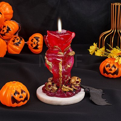 Halloween Theme DIY Candle Silicone Molds DIY-SZ0007-19-1