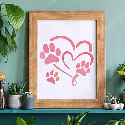 Plastic Reusable Drawing Painting Stencils Templates DIY-WH0172-142-1