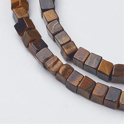 Natural Tiger Eye Beads Strands G-G968-H05-1