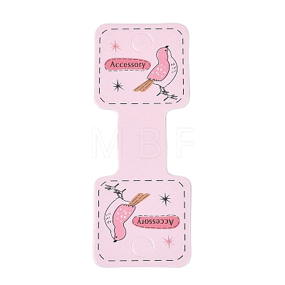Fold Over Cardboard Paper Jewelry Display Cards for Necklace & Bracelet Storage CDIS-N004-16-1