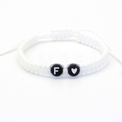 Resin Beads Braided Bead Bracelets FS-WG7326D-06-1