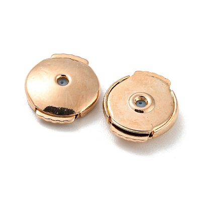 Rack Plating Brass Ear Nuts KK-F864-07RG-1