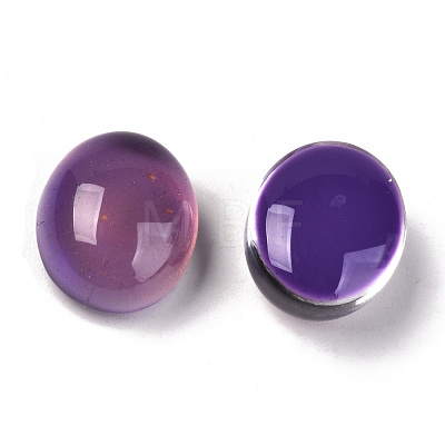 Glass Cabochons GLAA-R218-04-1