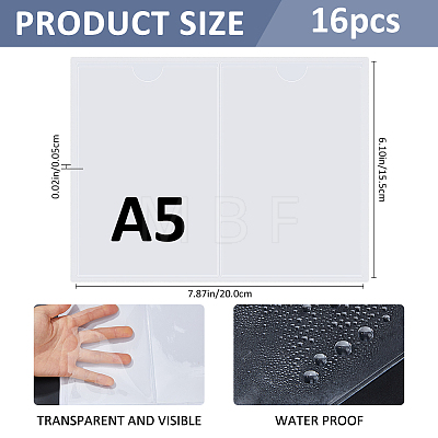 PVC Card Sleeves DIY-WH0591-509D-1