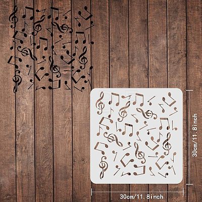 Plastic Reusable Drawing Painting Stencils Templates DIY-WH0172-398-1