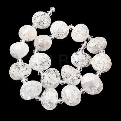 Natural Crackle Quartz Beads Strands G-H312-B01-1