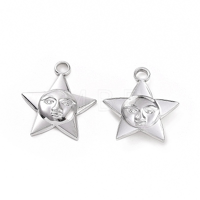 Non-Tarnish 304 Stainless Steel Pendants STAS-C003-14P-1