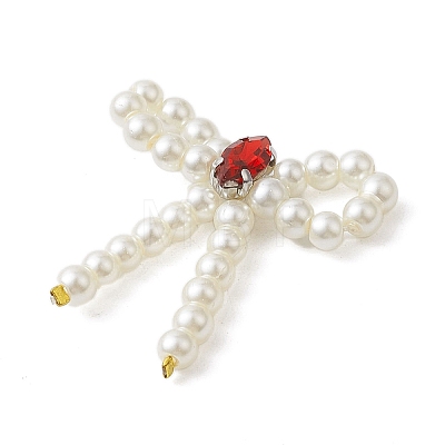 Plastic Pearl Beads Pendants KK-H463-06P-03-1