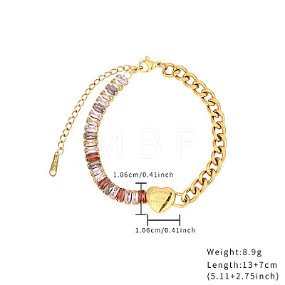 Stainless Steel Link Bracelets SO5298-3-1