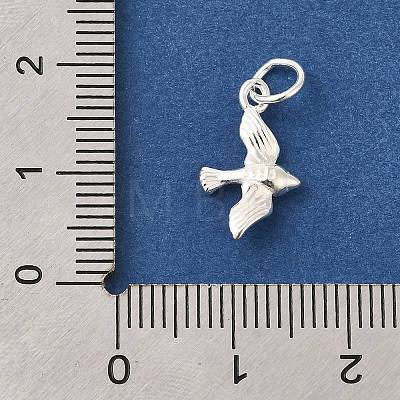 925 Sterling Silver Bird Charms STER-G043-04S-1