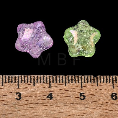 Crackle Transparent Acrylic Beads AC-CBA4496-01-1