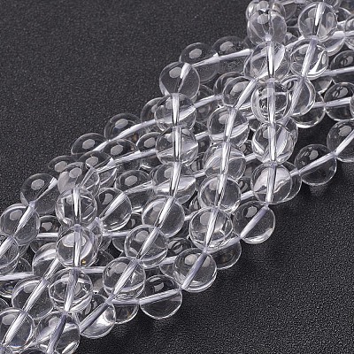 Synthetic Quartz Crystal Beads Strands X-GSR14mmA039-1-1