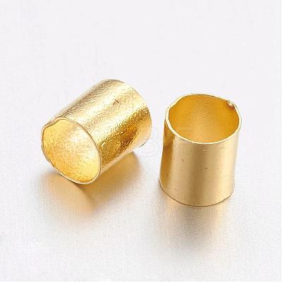 Brass Crimp Beads KK-L017-G-1