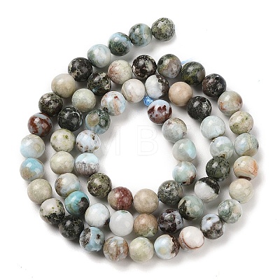 Natural Larimar Beads Strands G-P524-A02-02-1