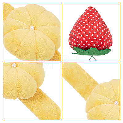 HOBBIESAY 1Pc Cotton & Cloth Needle Pin Cushions DIY-HY0001-81-1