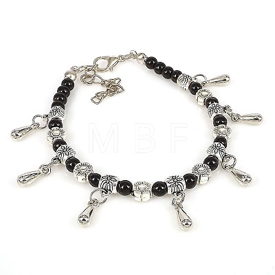 Bohemian Teardrop Alloy Charm Bracelets WG9243-1-1
