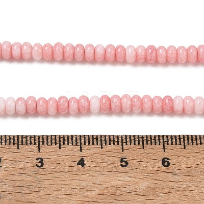 Ombre Effect Dyed Glass Beads Strands GLAA-C043-01G-1