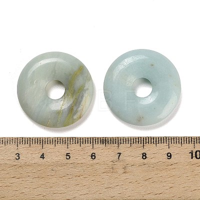Natural Flower Amazonite Pendants G-F831-A05-1