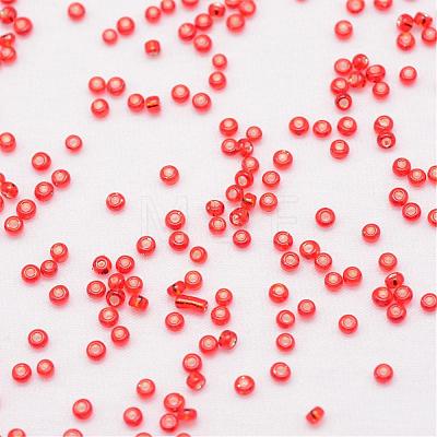 6/0 Transparent Glass Round Seed Beads SEED-J010-F6-25-1