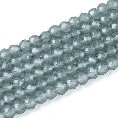 Imitation Jade Glass Beads Strands GLAA-T028-3mm-11K-1