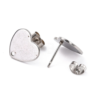 304 Stainless Steel Stud Earring Findings STAS-I183-07B-07P-1