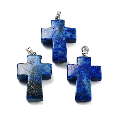 Natural Lapis Lazuli Pendants G-A231-02D-1