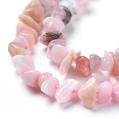 Natural Pink Opal Beads Strands G-L505-25-1