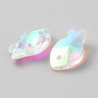 Glass Pendants FIND-WH0152-667C-1
