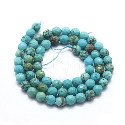Natural Howlite Beads Strands X-G-D0012-01B-1