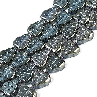 Electroplate Glass Beads Strands EGLA-T017-05C-1