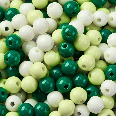 Opaque Acrylic Beads SACR-Q004-01M-1