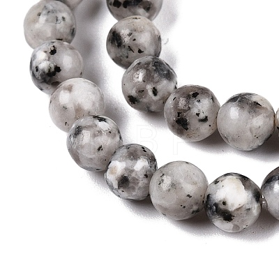 Dyed Natural White Jade Beads Strands G-T140-4mm-B02-1