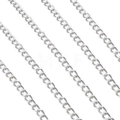 Aluminium Curb Chains X-CHA-T001-22S-1