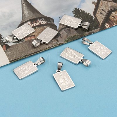 Non-Tarnish 304 Stainless Steel Pendants STAS-M245-22P-1