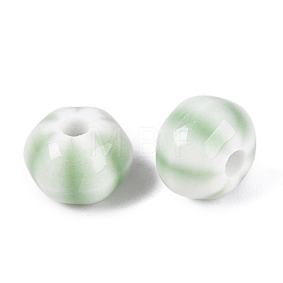 Vintage Handmade Porcelain Beads PORC-Q006-07P-1
