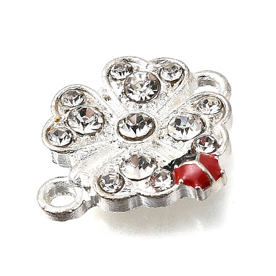 Alloy Rhinestone Enamel Connector Charms FIND-E049-10P-1