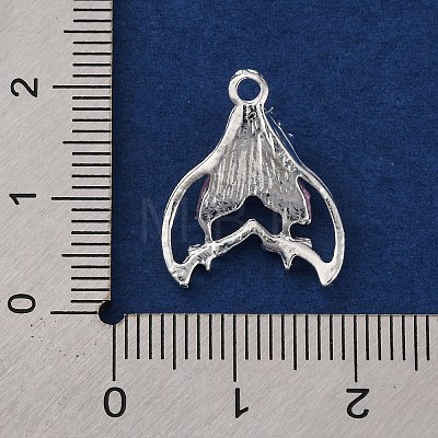 Rack Plating Alloy Resin Pendants FIND-Q116-02S-02-1