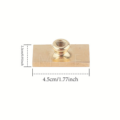Wax Seal Brass Stamp Head AJEW-WH0215-040-1