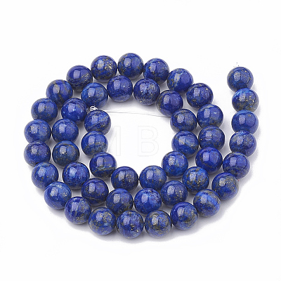 Natural Lapis Lazuli Beads Strands G-S333-10mm-013-1
