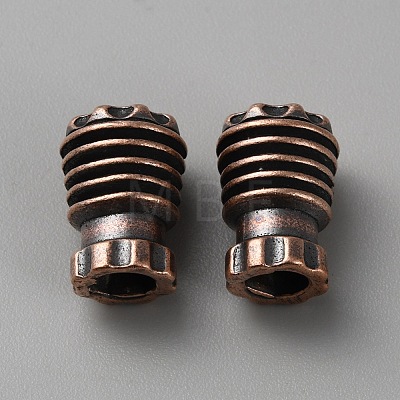 Brass EDC European Beads KK-WH0081-63R-1