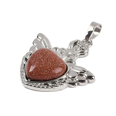 Synthetic Goldstone Pendants G-I366-01P-20-1