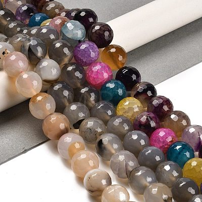 Natural Agate Beads Strands G-L595-A03-02A-1