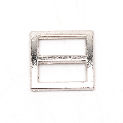 Alloy Slide Buckles FIND-WH0100-46B-P-1