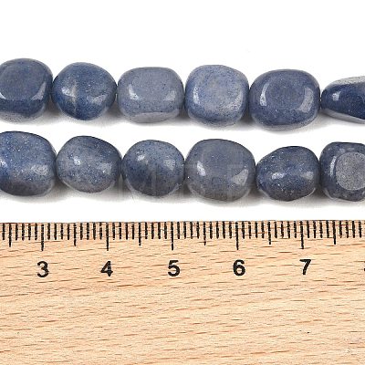 Natural Blue Aventurine Beads Strands GG-CBA787B-A17-1