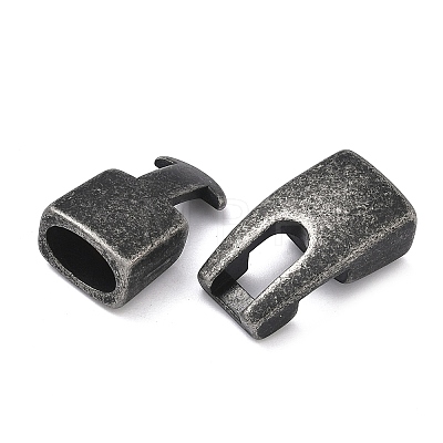 304 Stainless Steel Snap Lock Clasps STAS-A138-01AS-1