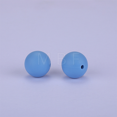 Round Silicone Focal Beads SI-JX0046A-96-1