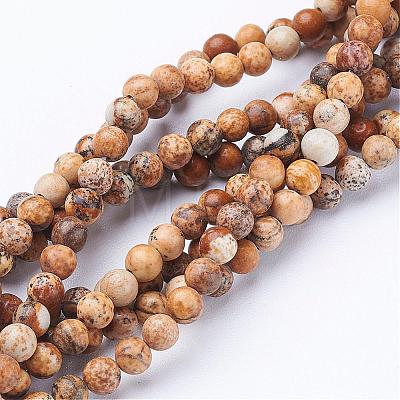 Gemstone Beads Strands GSR4mmC016-1