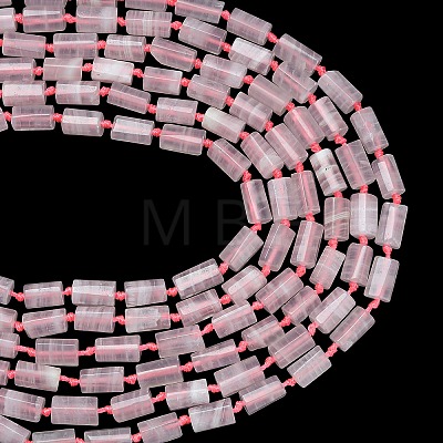 Natural Pink Calcite Beads Strands GG-CBA295D-03-1